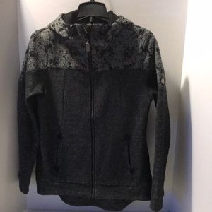 Three Stones zippered hoodie jacket